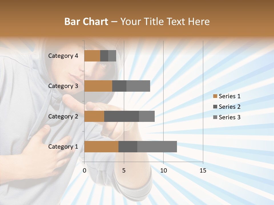 Abstract Caucasian Twist PowerPoint Template