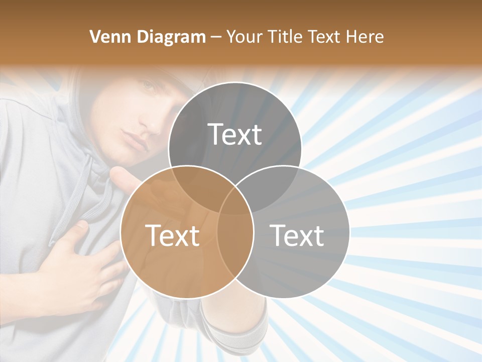 Abstract Caucasian Twist PowerPoint Template