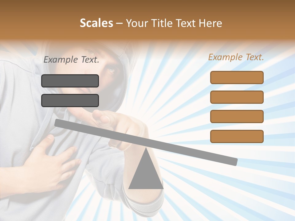 Abstract Caucasian Twist PowerPoint Template
