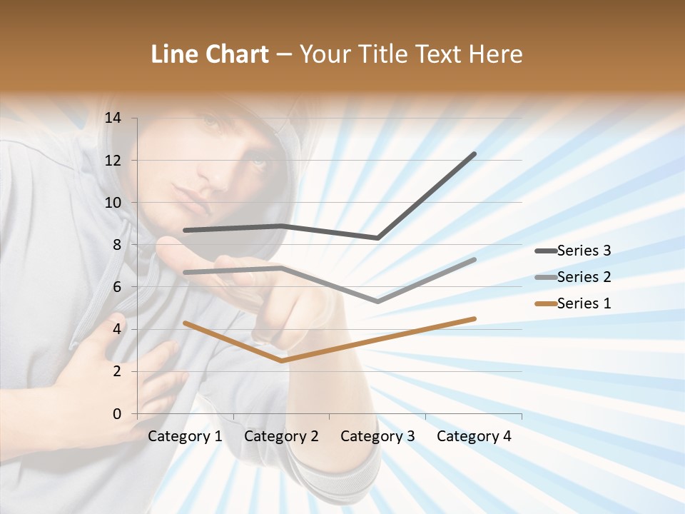 Abstract Caucasian Twist PowerPoint Template