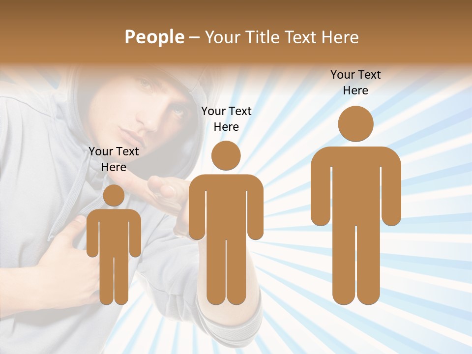 Abstract Caucasian Twist PowerPoint Template