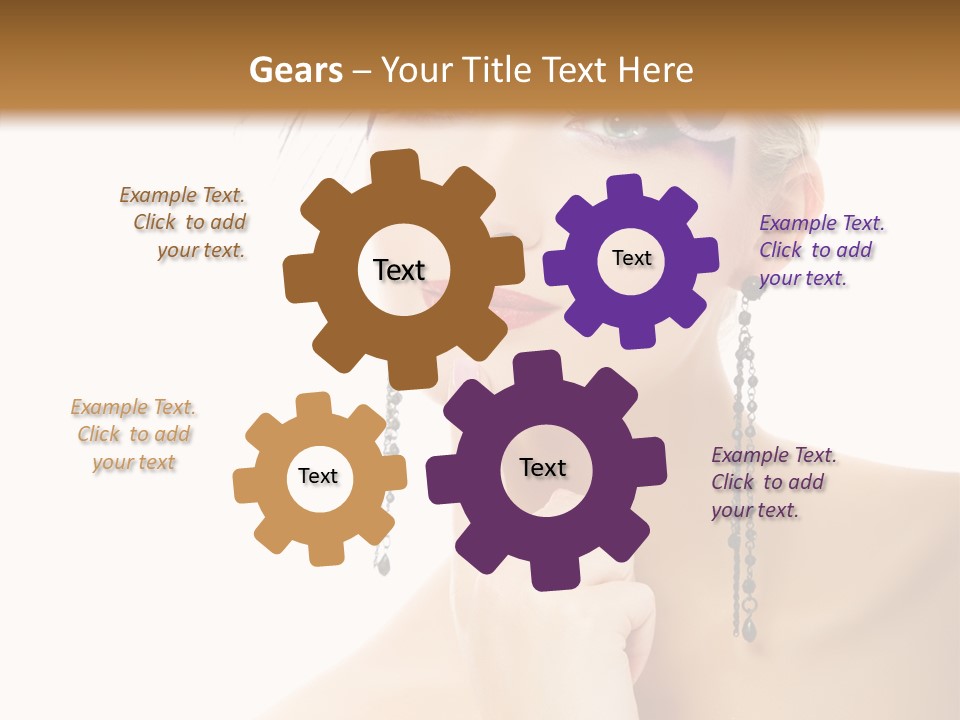 Background Beautiful Hand PowerPoint Template