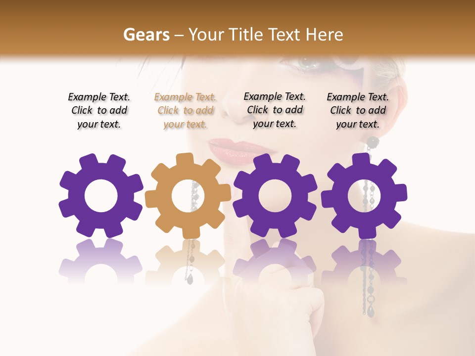Background Beautiful Hand PowerPoint Template