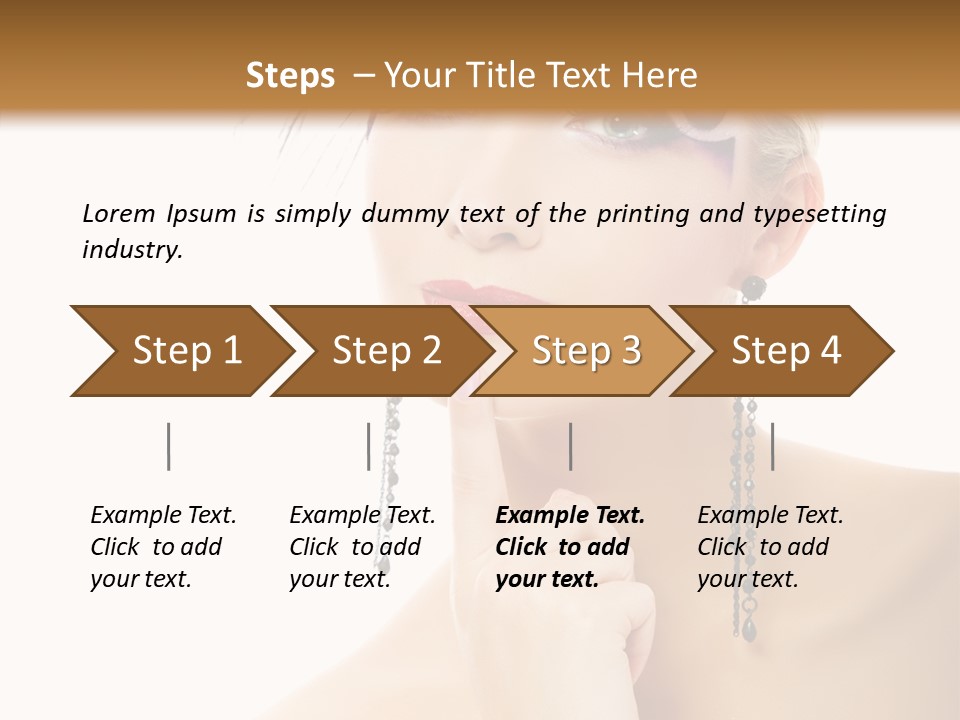 Background Beautiful Hand PowerPoint Template