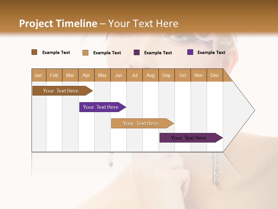 Background Beautiful Hand PowerPoint Template