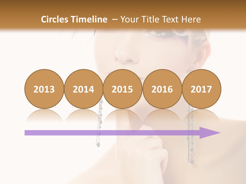 Background Beautiful Hand PowerPoint Template