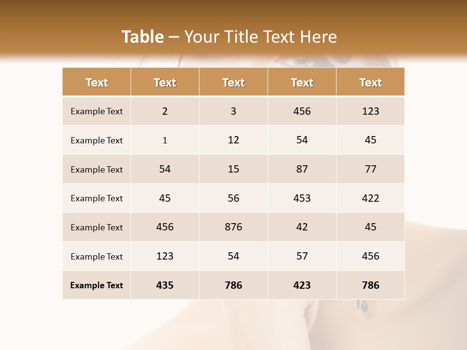 Background Beautiful Hand PowerPoint Template