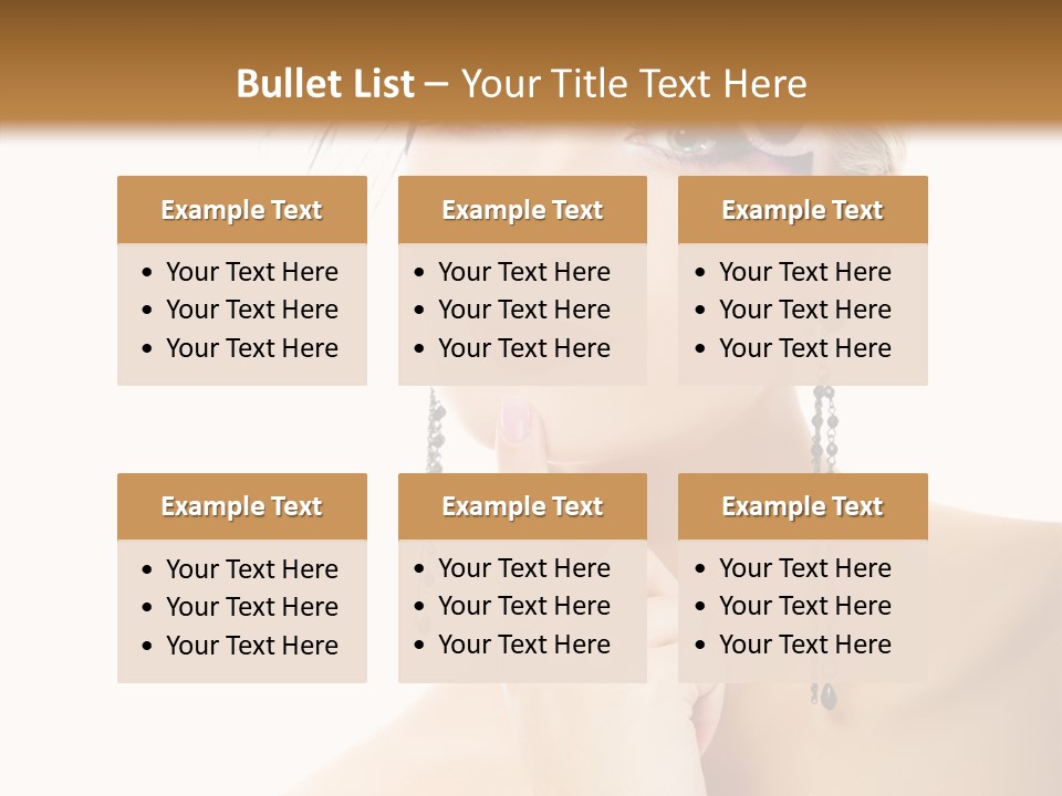 Background Beautiful Hand PowerPoint Template