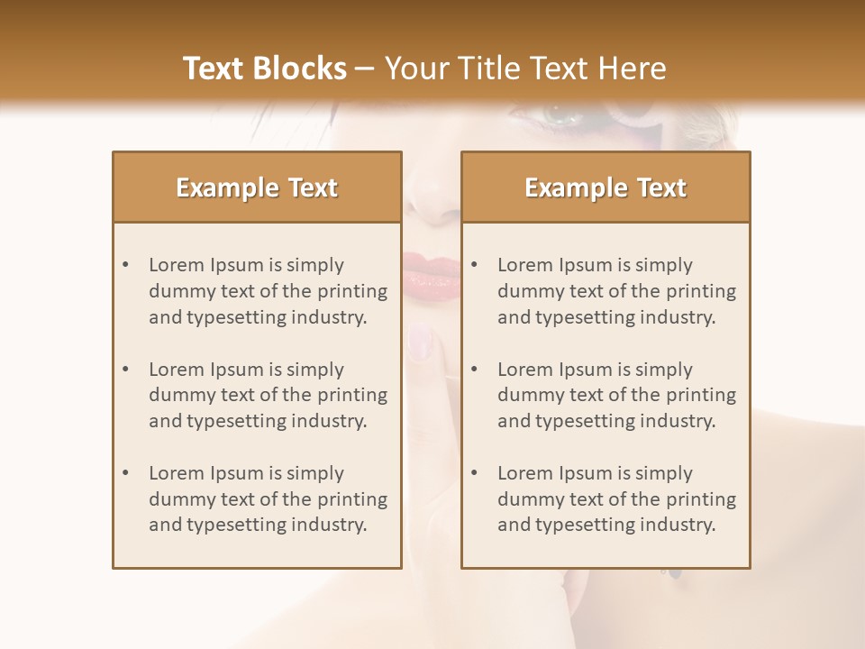 Background Beautiful Hand PowerPoint Template