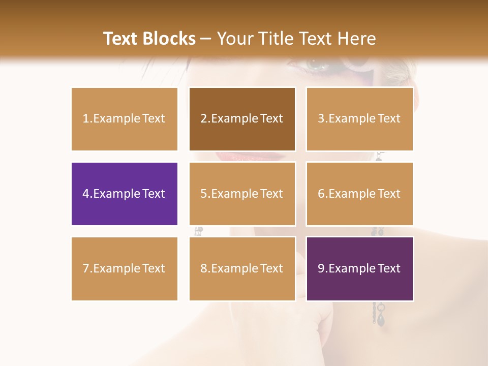 Background Beautiful Hand PowerPoint Template