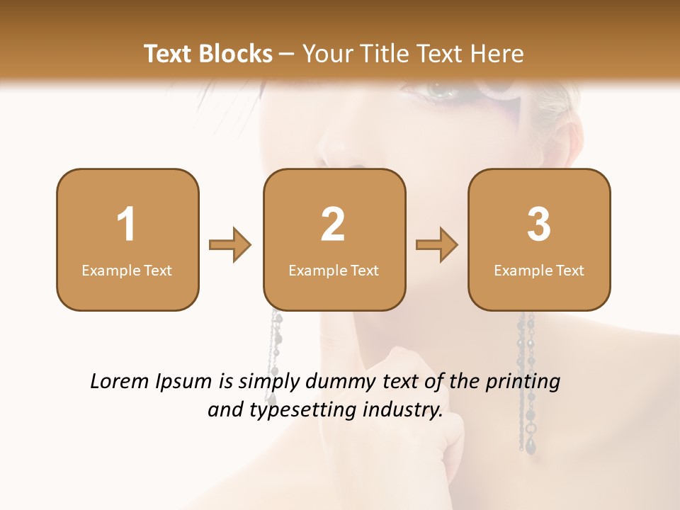 Background Beautiful Hand PowerPoint Template