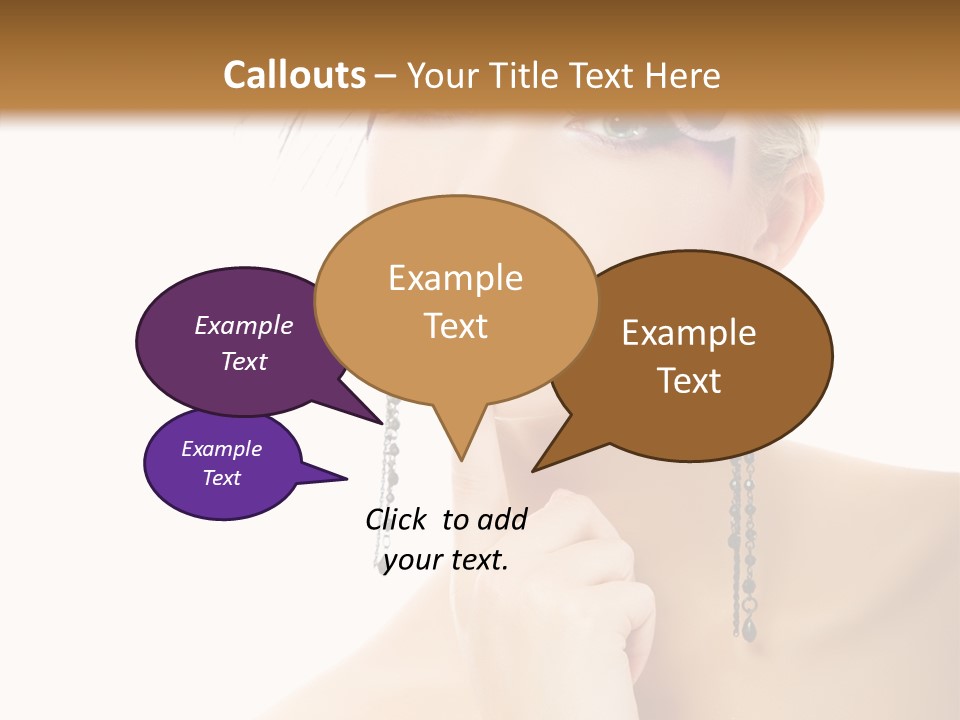 Background Beautiful Hand PowerPoint Template