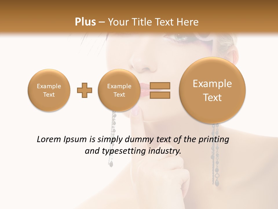Background Beautiful Hand PowerPoint Template