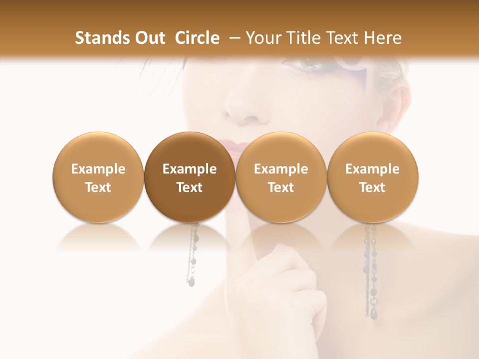 Background Beautiful Hand PowerPoint Template