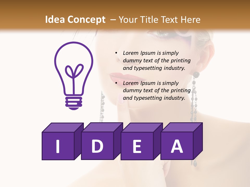 Background Beautiful Hand PowerPoint Template