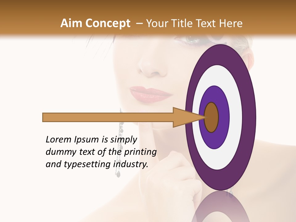 Background Beautiful Hand PowerPoint Template