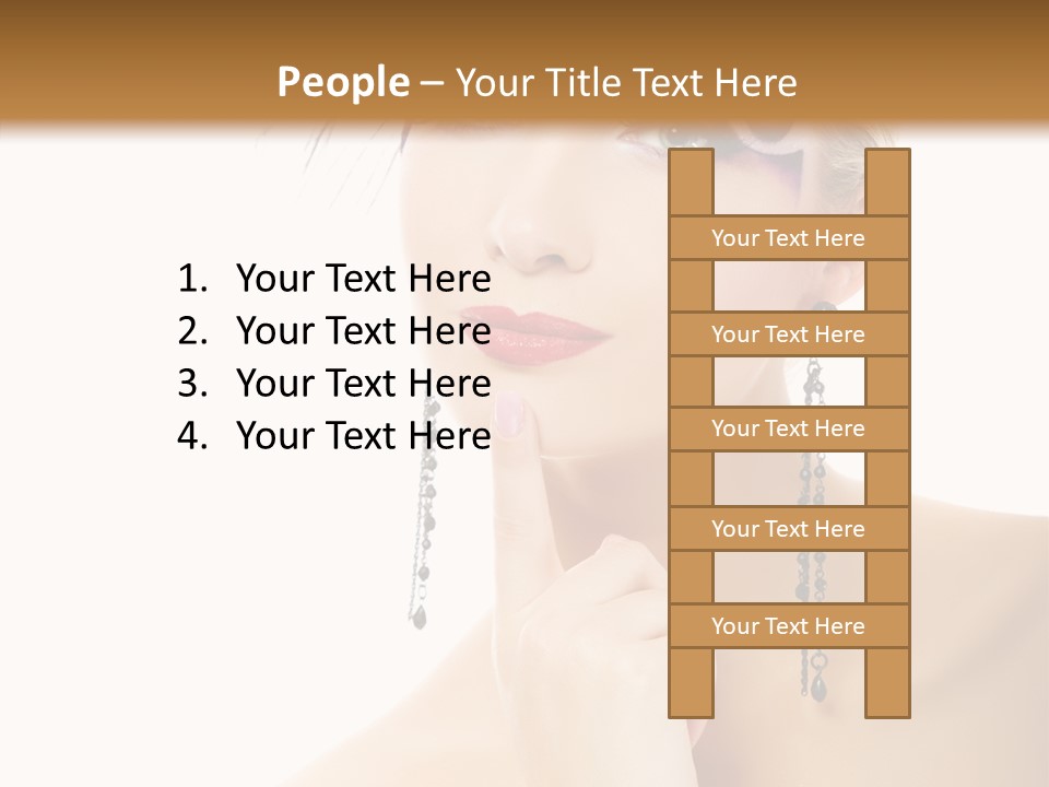 Background Beautiful Hand PowerPoint Template