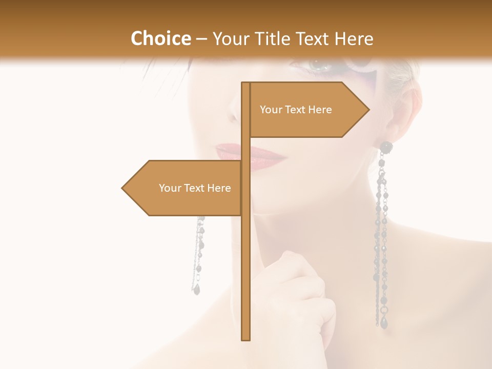 Background Beautiful Hand PowerPoint Template