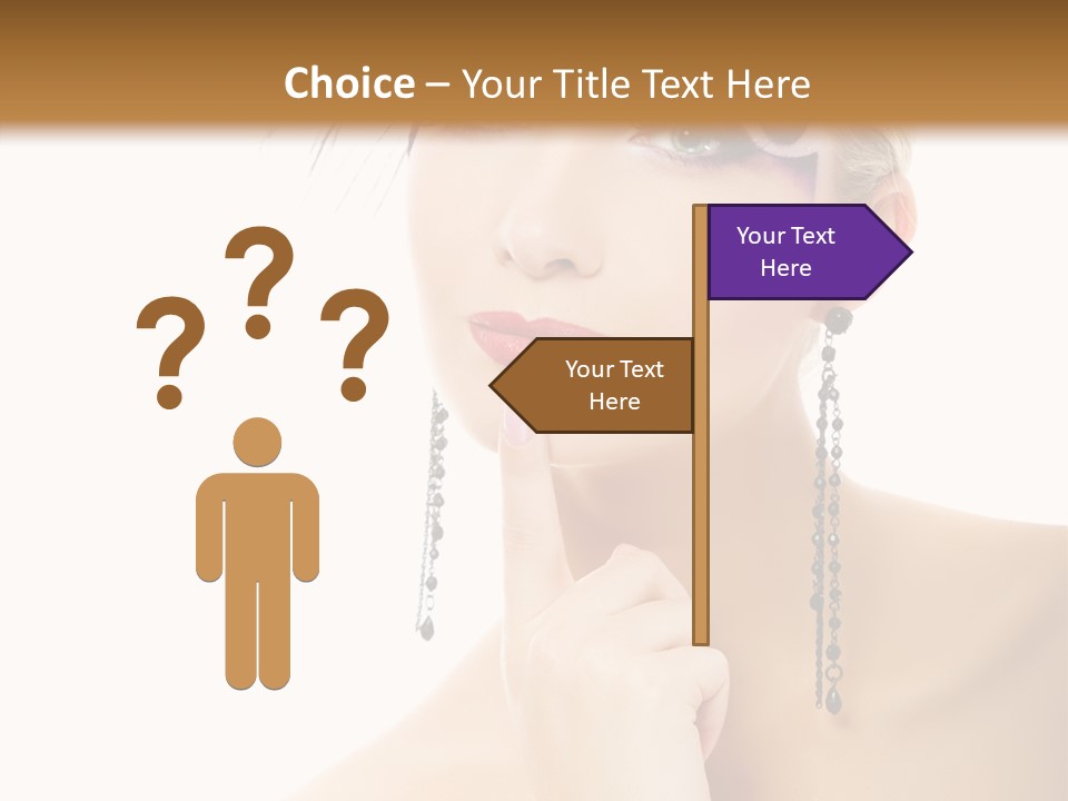 Background Beautiful Hand PowerPoint Template