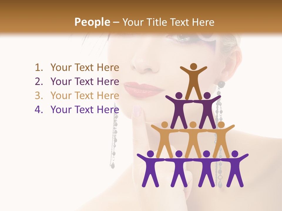 Background Beautiful Hand PowerPoint Template