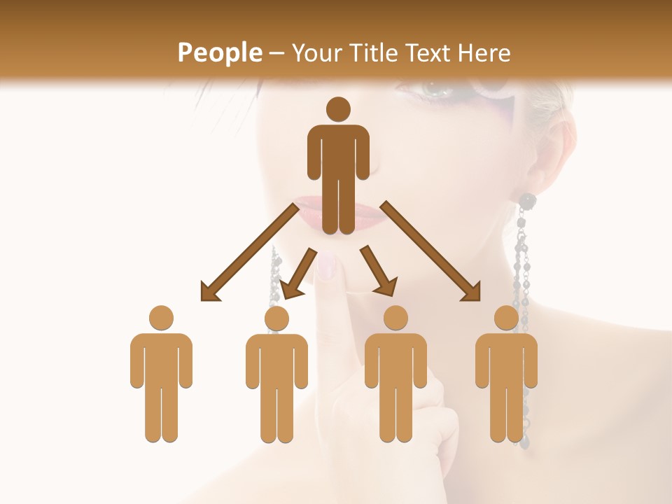 Background Beautiful Hand PowerPoint Template