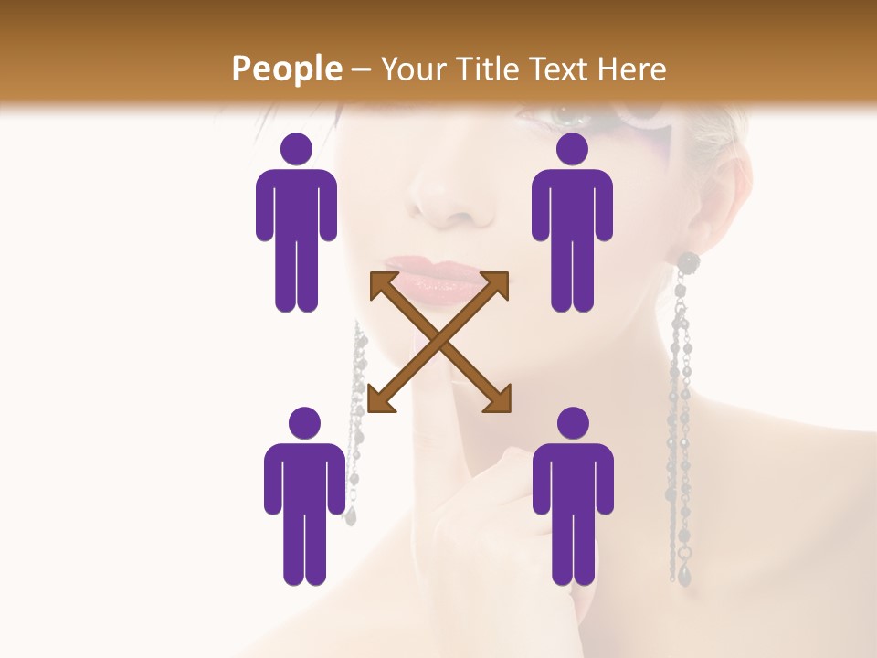 Background Beautiful Hand PowerPoint Template