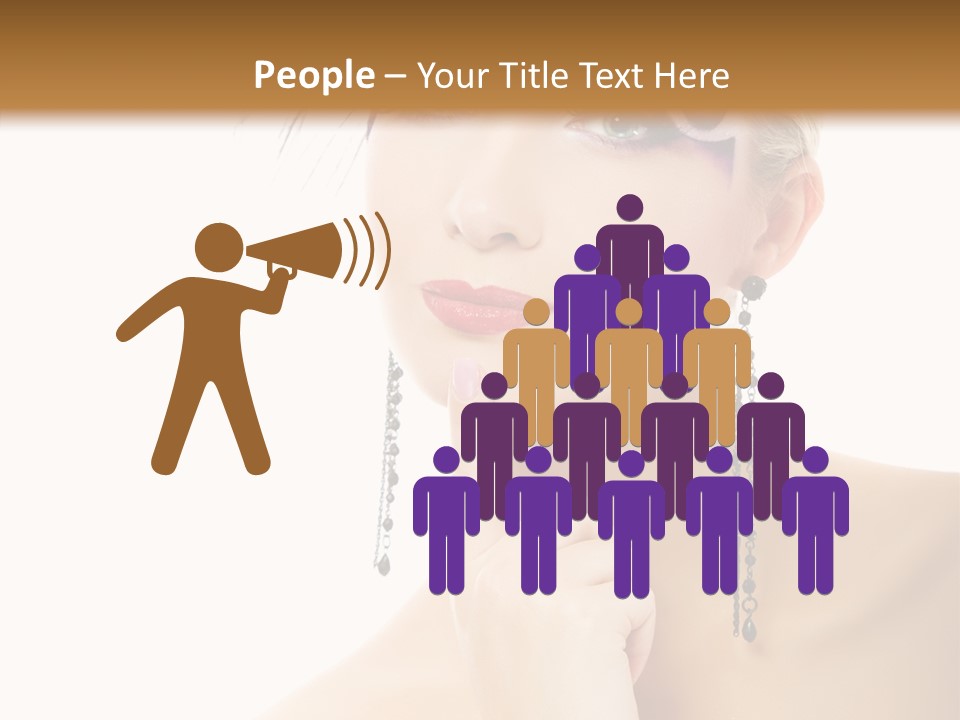 Background Beautiful Hand PowerPoint Template