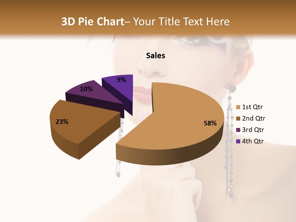 Background Beautiful Hand PowerPoint Template