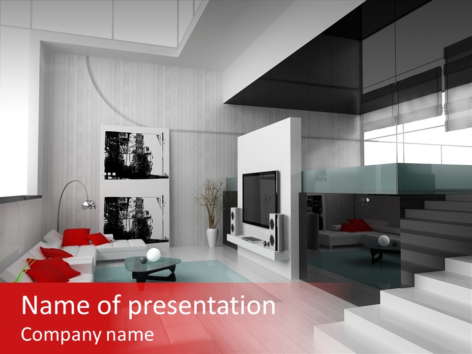 Lamp Architecture Structure PowerPoint Template