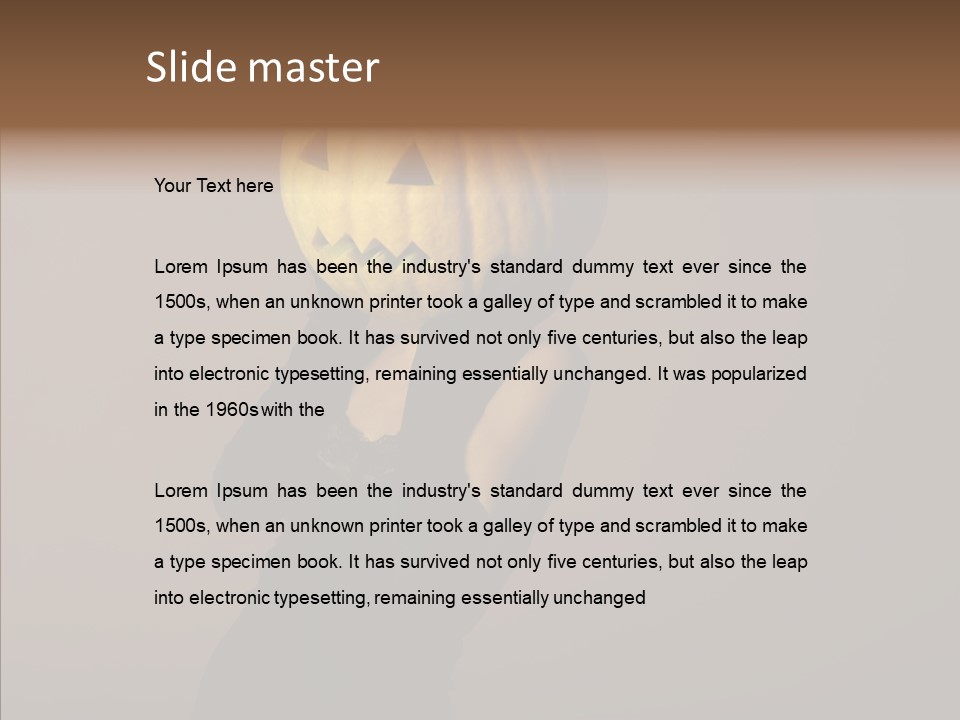 Laces Boudoir Face PowerPoint Template