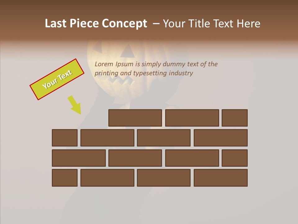 Laces Boudoir Face PowerPoint Template