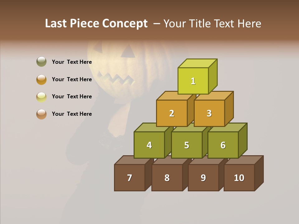 Laces Boudoir Face PowerPoint Template