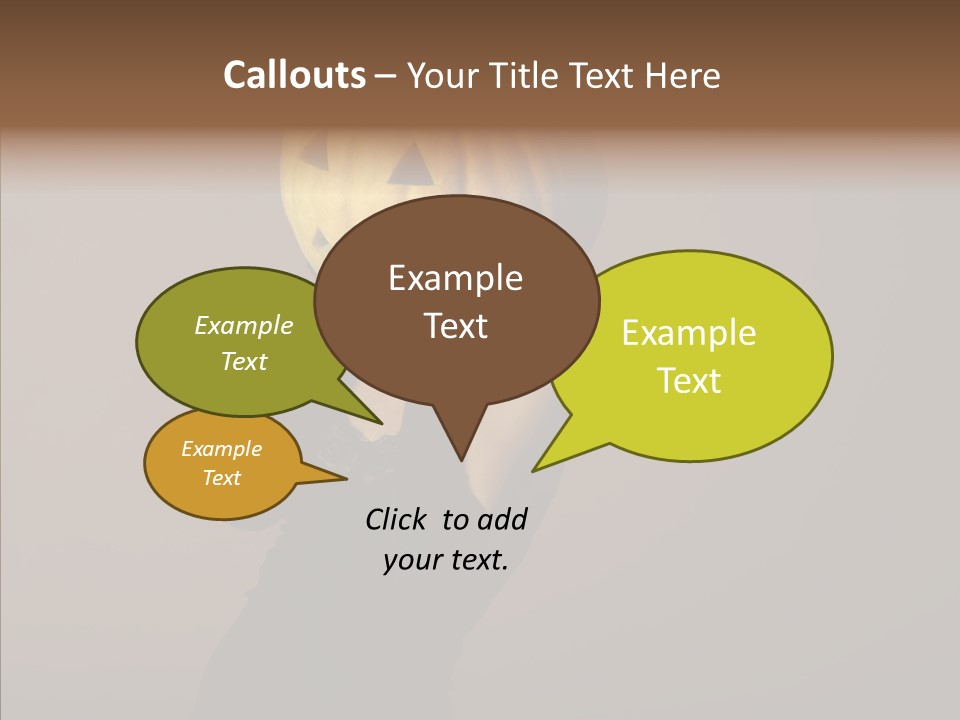 Laces Boudoir Face PowerPoint Template