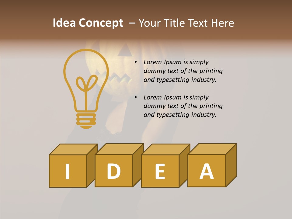 Laces Boudoir Face PowerPoint Template