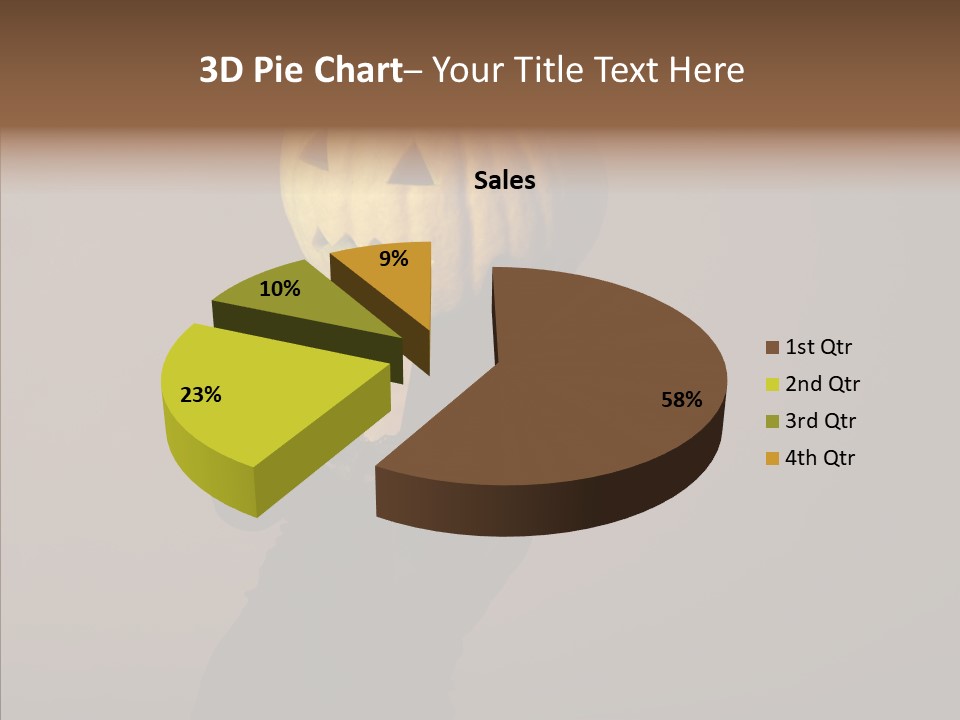 Laces Boudoir Face PowerPoint Template