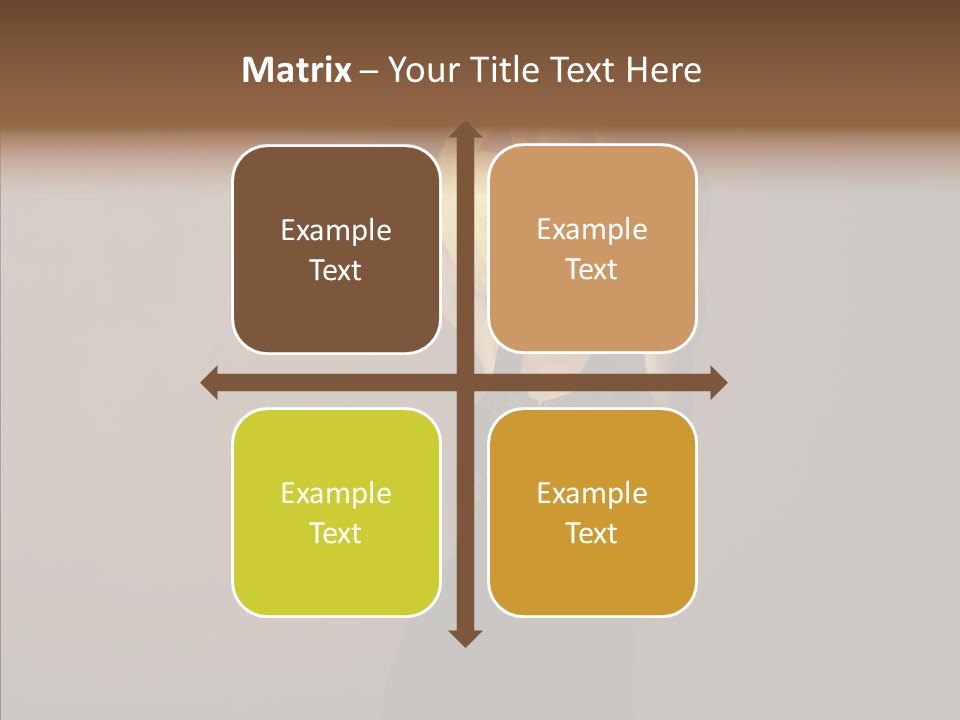 Strange Ghost Lady PowerPoint Template