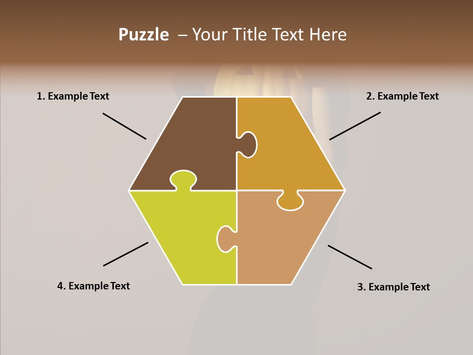 Strange Ghost Lady PowerPoint Template