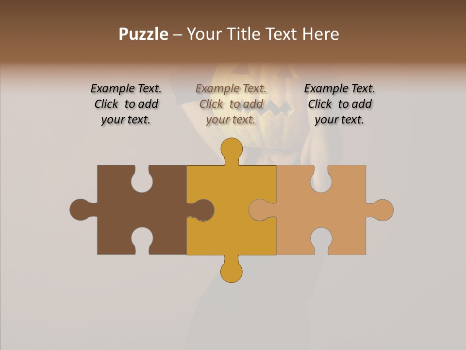 Strange Ghost Lady PowerPoint Template