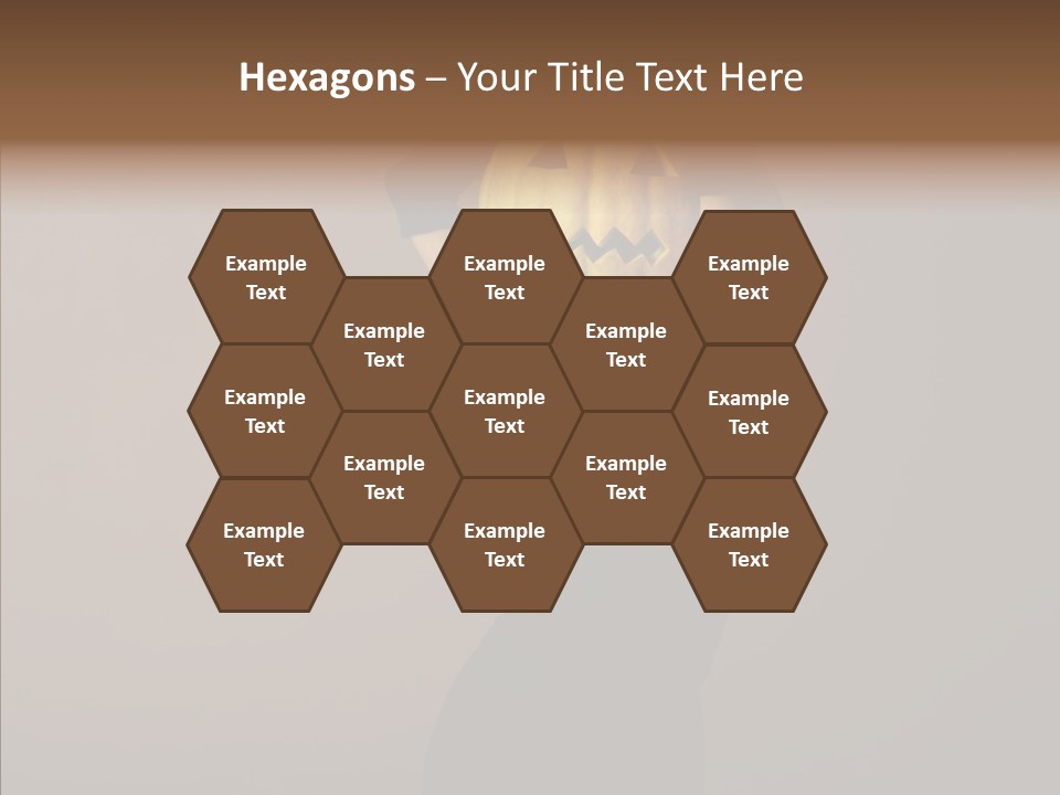 Strange Ghost Lady PowerPoint Template