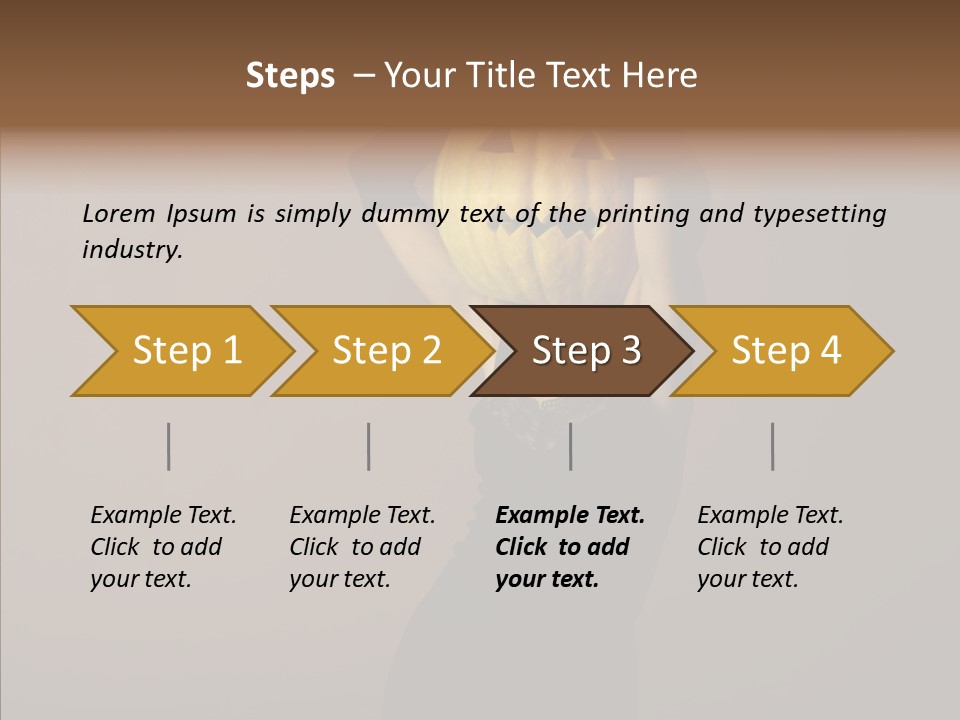 Strange Ghost Lady PowerPoint Template