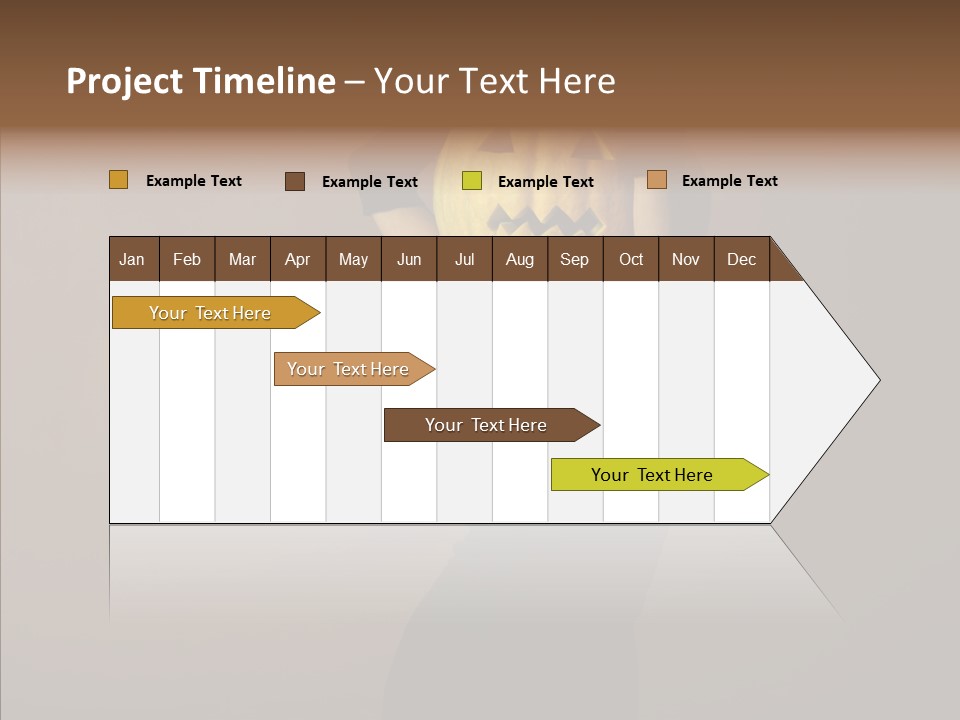 Strange Ghost Lady PowerPoint Template