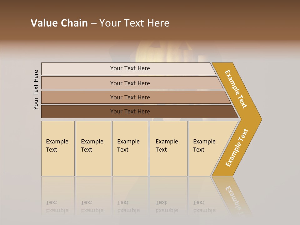 Strange Ghost Lady PowerPoint Template