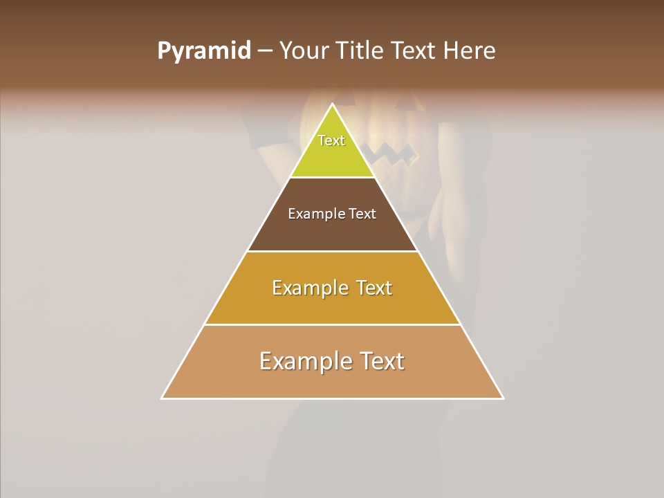 Strange Ghost Lady PowerPoint Template