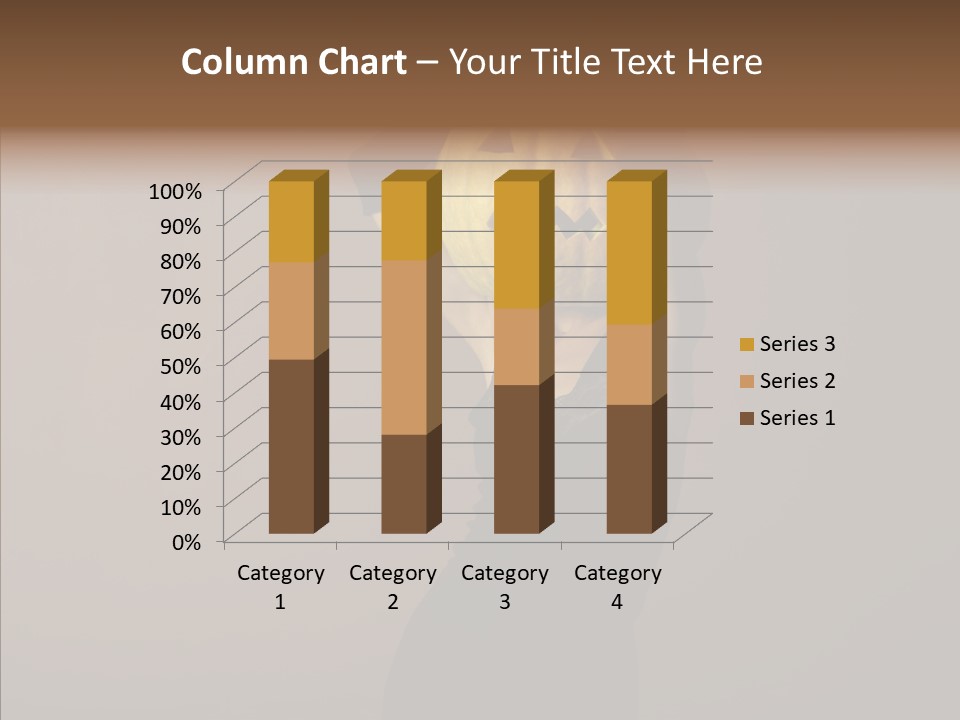 Strange Ghost Lady PowerPoint Template