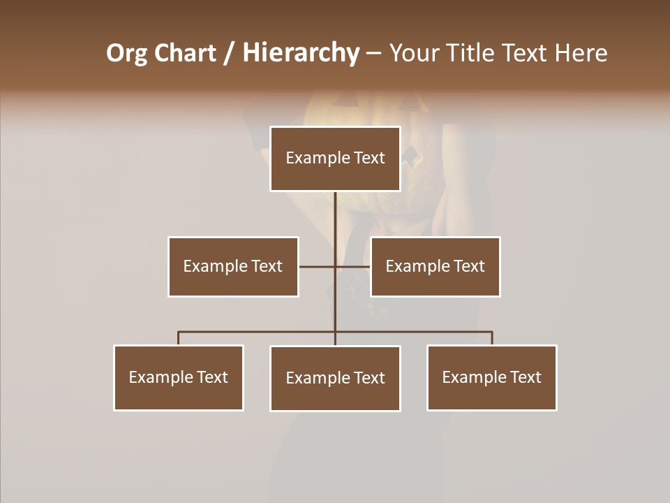 Strange Ghost Lady PowerPoint Template