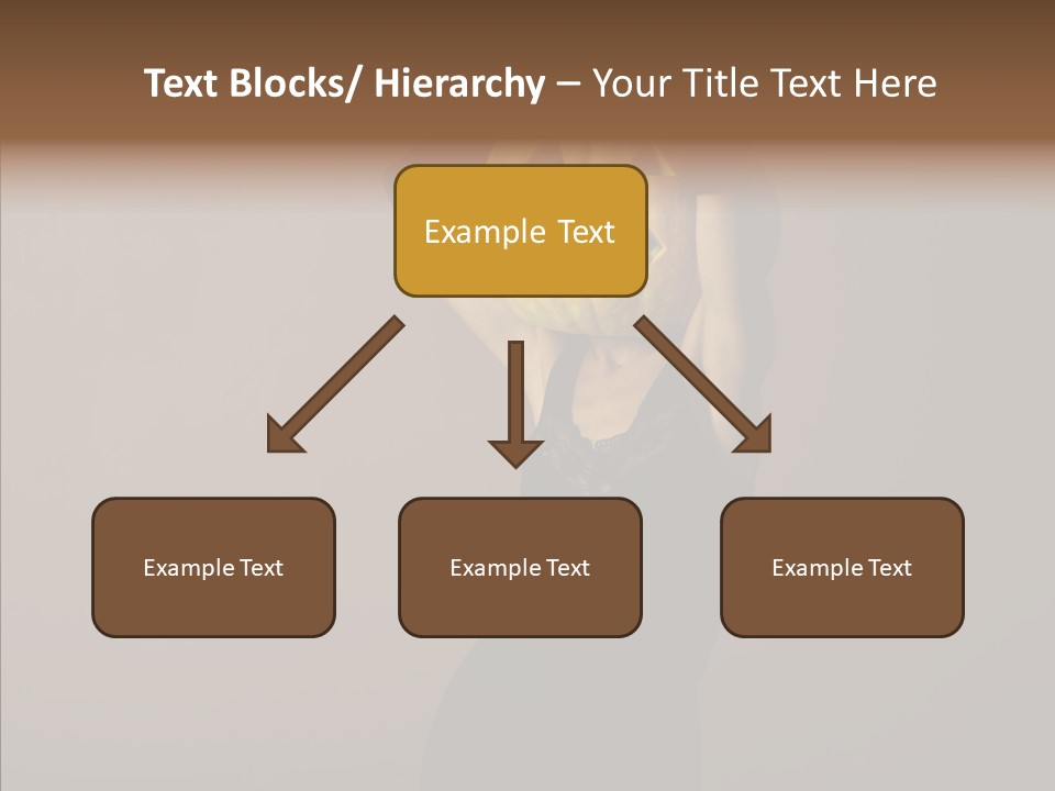 Strange Ghost Lady PowerPoint Template