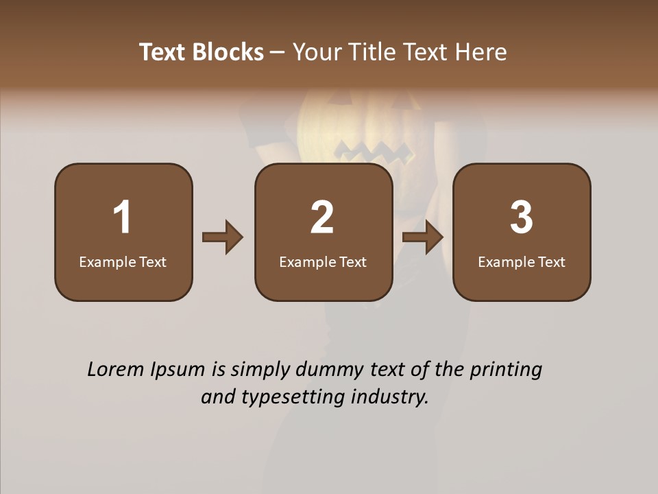 Strange Ghost Lady PowerPoint Template