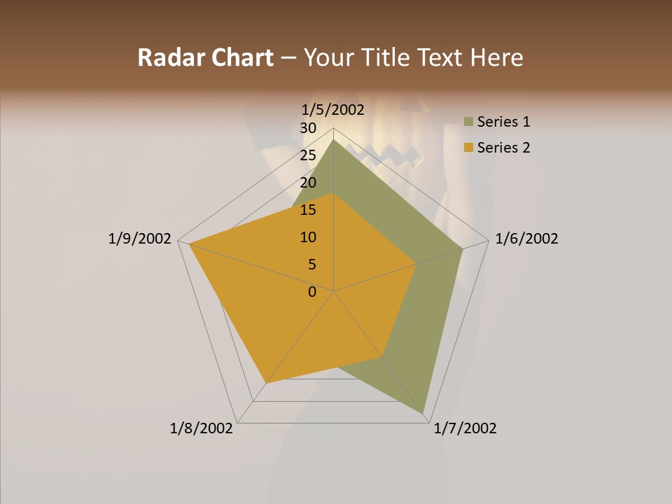 Strange Ghost Lady PowerPoint Template