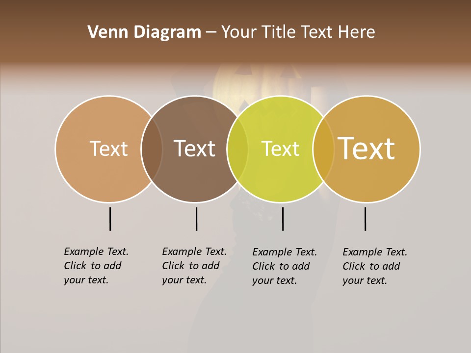 Strange Ghost Lady PowerPoint Template