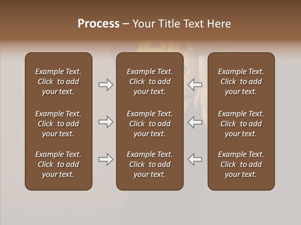 Strange Ghost Lady PowerPoint Template